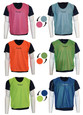 (Pack of 20) Precision Mesh Numbered 1-20 Reversible Training Bibs (Youth, Adult)