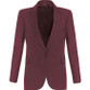 Girls Signature Fitted Blazer (Banner) in Maroon