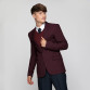Boys Signature Blazer (Banner) in Maroon