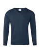 50/50 V-Neck School Jumper (Banner) in Navy