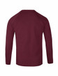 50/50 V-Neck School Jumper (Banner) in Maroon