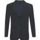 Girls Designer Fitted Blazer (Banner) in Navy