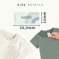 Easy2Name name sticker size: 26.5 x 12 mm