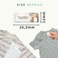 Easy2Name name sticker size: 26.5 x 12 mm