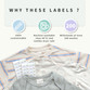 Easy2Name name labels are customisable, machine washable at 40 degrees, tumble dryer safe and last at least 200 washes