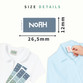 Easy2Name name sticker size: 26.5 x 12 mm