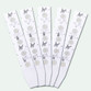 Easy2Name EasyTags replacement backs: five strips of backs, 25 in total