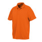 Royal blue quick dry performance polo shirt with ribbed collar and three button placket