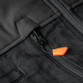 Stretch work jacket with contrast softshell shoulder and sleeve panels and zipped pockets