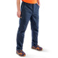 Stretch work trousers with zipped side pockets, cargo pocket and reinforced ankle hems