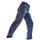 Stretch work trousers with zipped side pockets, cargo pocket and reinforced ankle hems