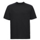 Heavy duty crew neck work t-shirt with reinforced shoulders, shown from the front