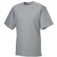Heavy duty crew neck work t-shirt with reinforced shoulders, shown from the front