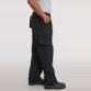 Heavy duty polycotton canvas combat work trousers with knee pad pockets, shown from the front