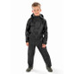 Child's waterproof rain suit, a hooded jacket and trousers with press stud ankles