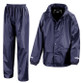 Child's waterproof rain suit, a hooded jacket and trousers with press stud ankles