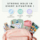 Easy2Name name stickers on a school bag, lunch box and water bottle: customisable, microwave and dishwasher safe