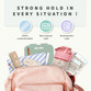 Easy2Name name stickers on a school bag, lunch box and water bottle: customisable, microwave and dishwasher safe