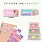 Easy2Name name stickers size: 41 x 16 mm, shown on lunch boxes and a notebook