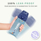 Leak-proof 450 ml kids water bottle with the name Noah, safe to carry in a school bag