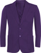 Ziggys Zip Entry Blazer (Banner) Purple Front