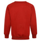 Boy & Girls Schoolwear Crew Neck Sweatshirt (Zeco) (SS3120) Red
