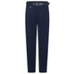 Zeco boys elasticated waist belted school trousers in navy