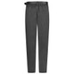 Zeco boys elasticated waist belted school trousers in grey, back view