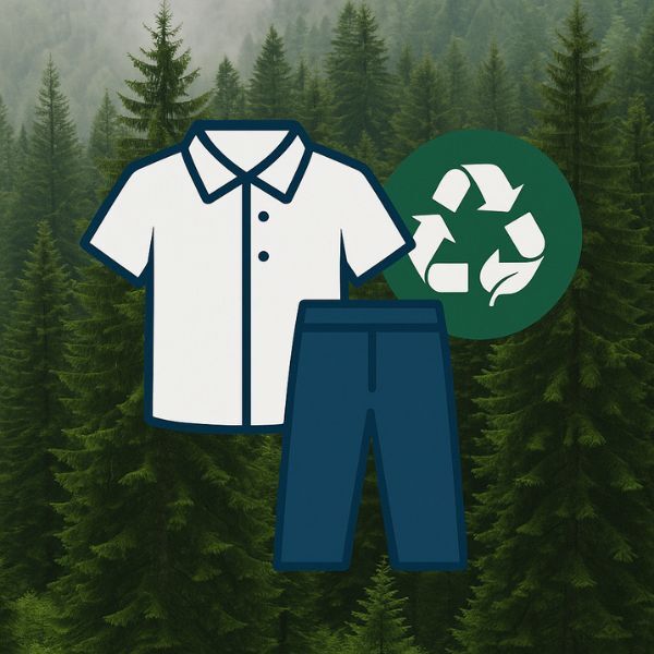 Eco school uniform collection from School Wear United featuring sustainable fabrics and environmentally friendly schoolwear designs.