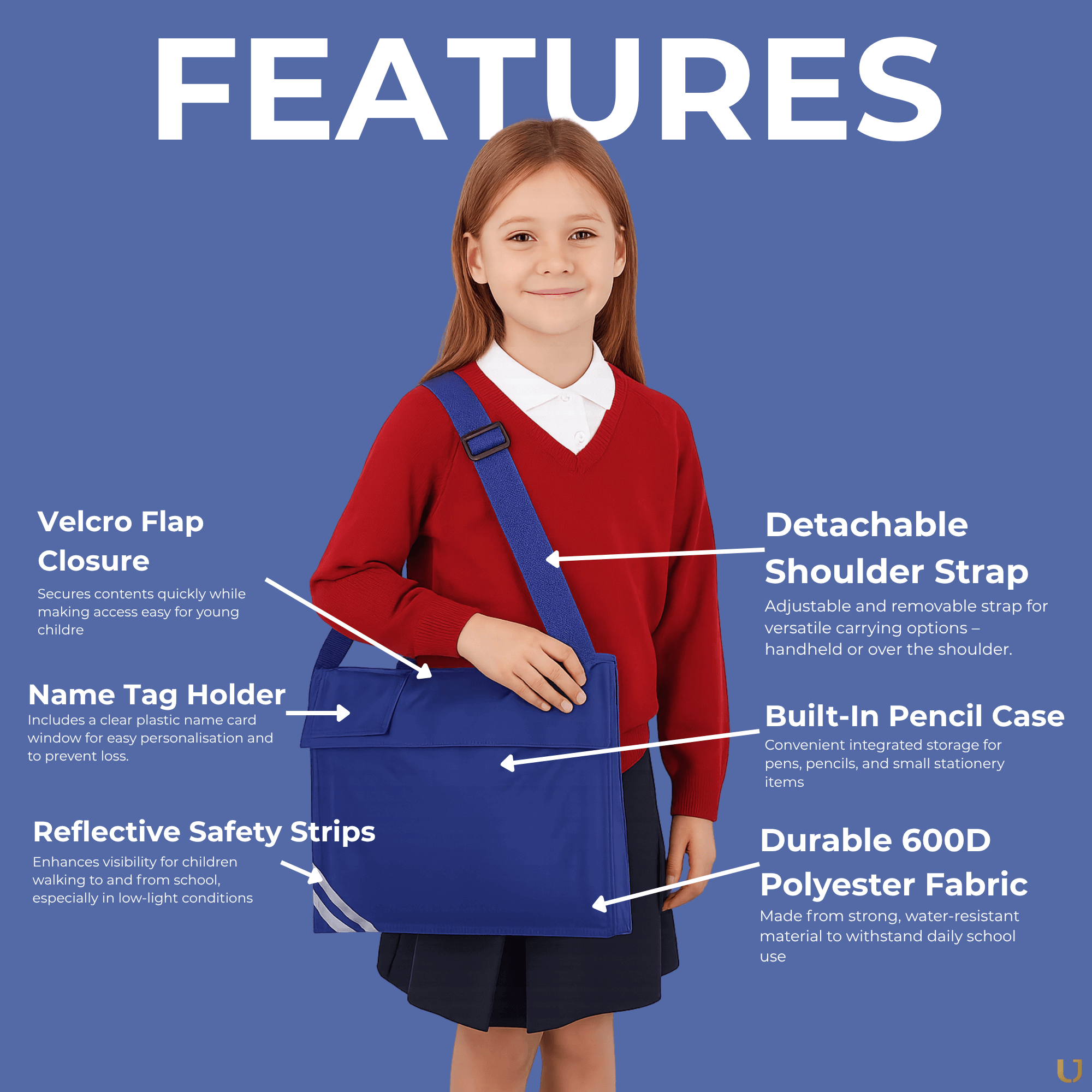 Features and benefits of Premium School Book Bag