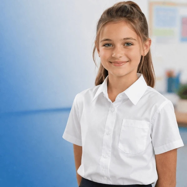 Girls school blouses and shirts