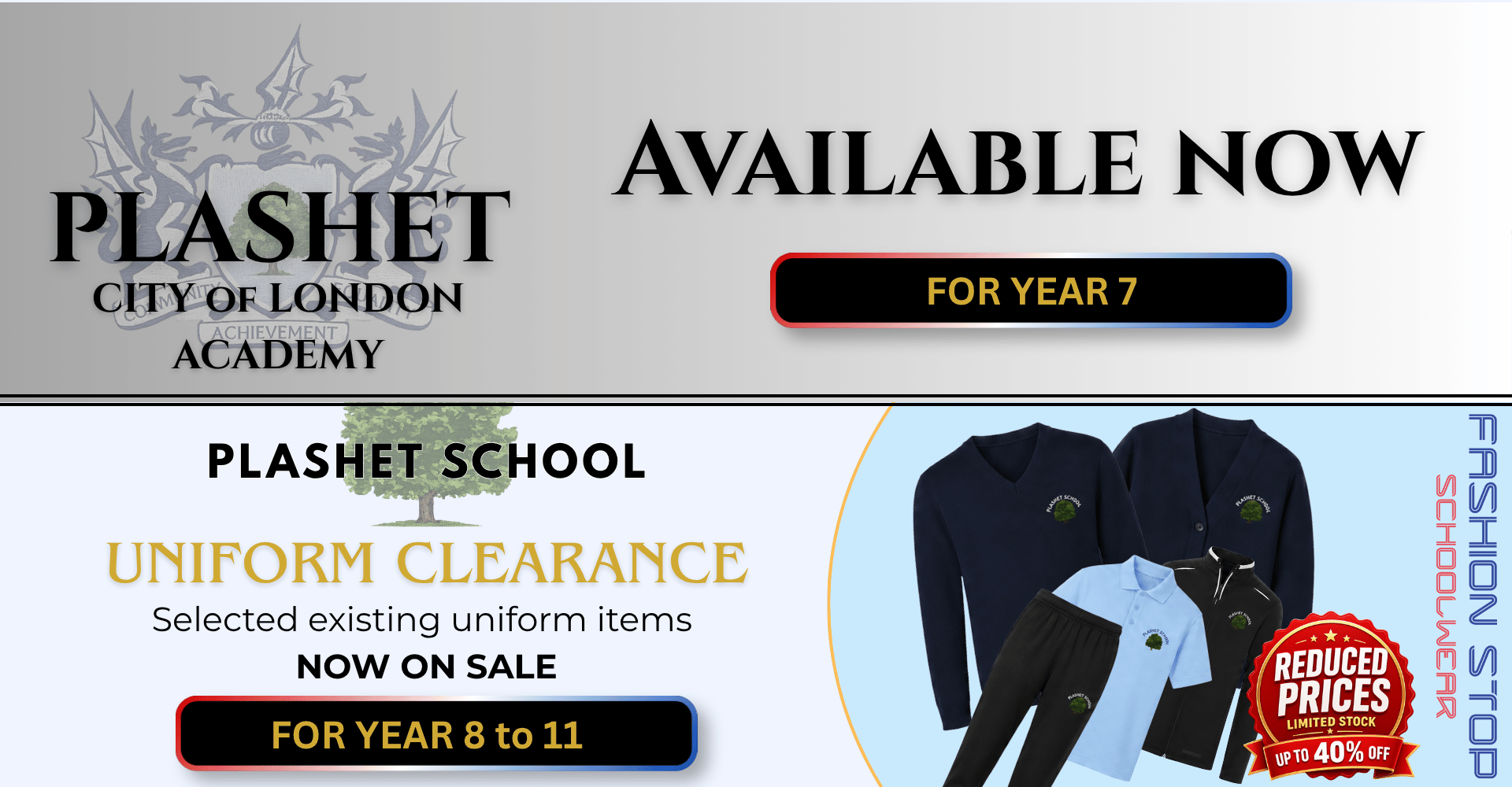 Plashet School Uniform