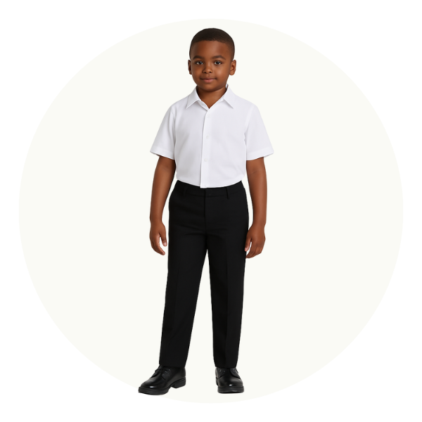 Regular Fit School Uniform Trousers