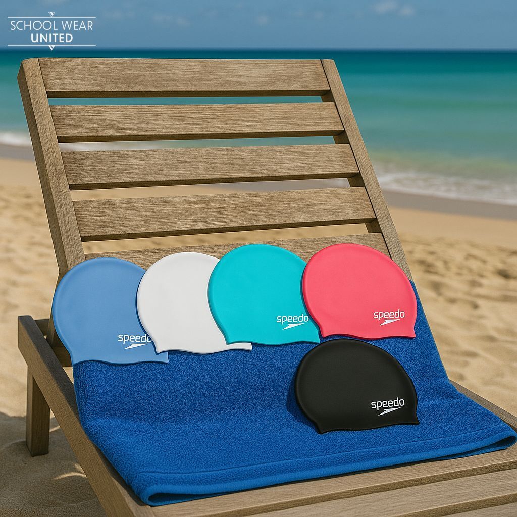 Speedo Silicone Long Hair Swim Cap - Water resistant fit for thick and curly hair