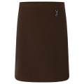 School Uniform Lycra Heart Skirt (Zeco) (GS3006) Brown