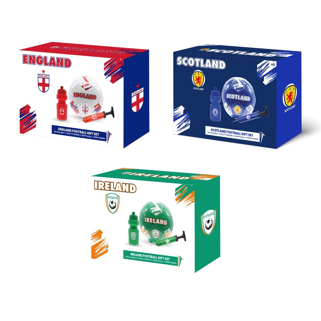 Country Themed Football Gift Set - England, Ireland or Scotland