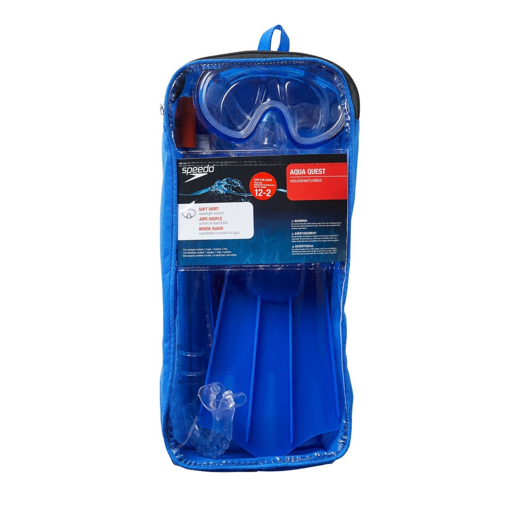 Speedo Aqua Quest Snorkel Set Junior