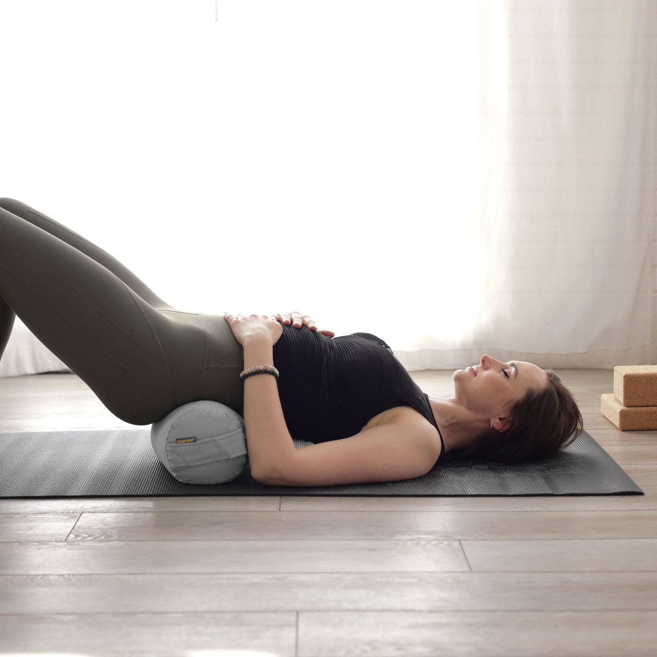 Yoga-Mad Mini Buckwheat Yoga Bolster