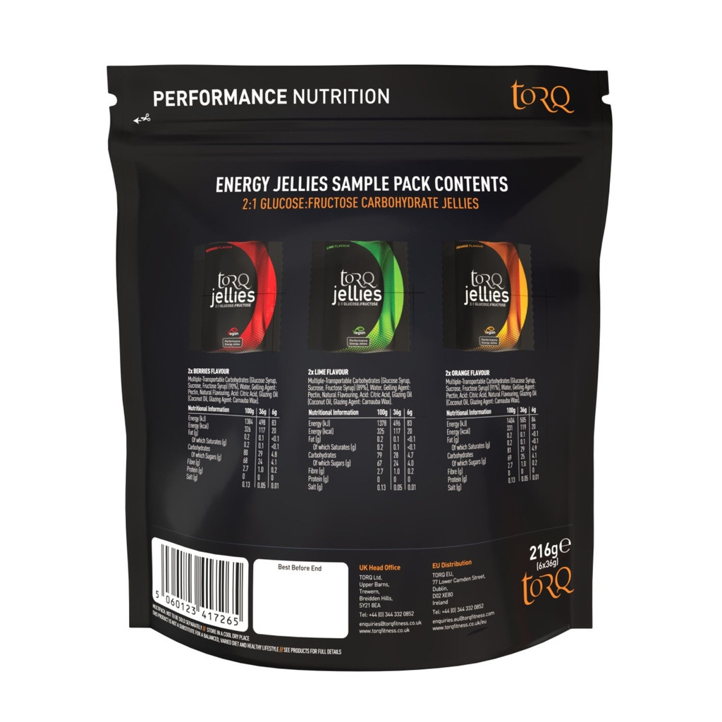 TORQ 6 Energy Jellies Sampling Pack
