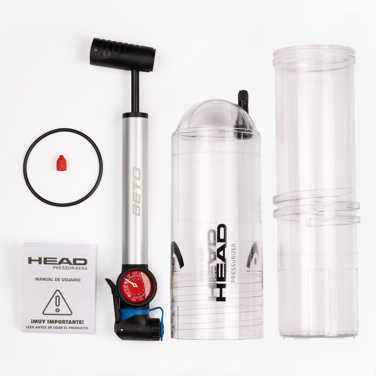 Head X4 Pump Ball Pressuriser