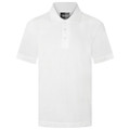 School White Polo Shirt (Zeco) (BT3088)