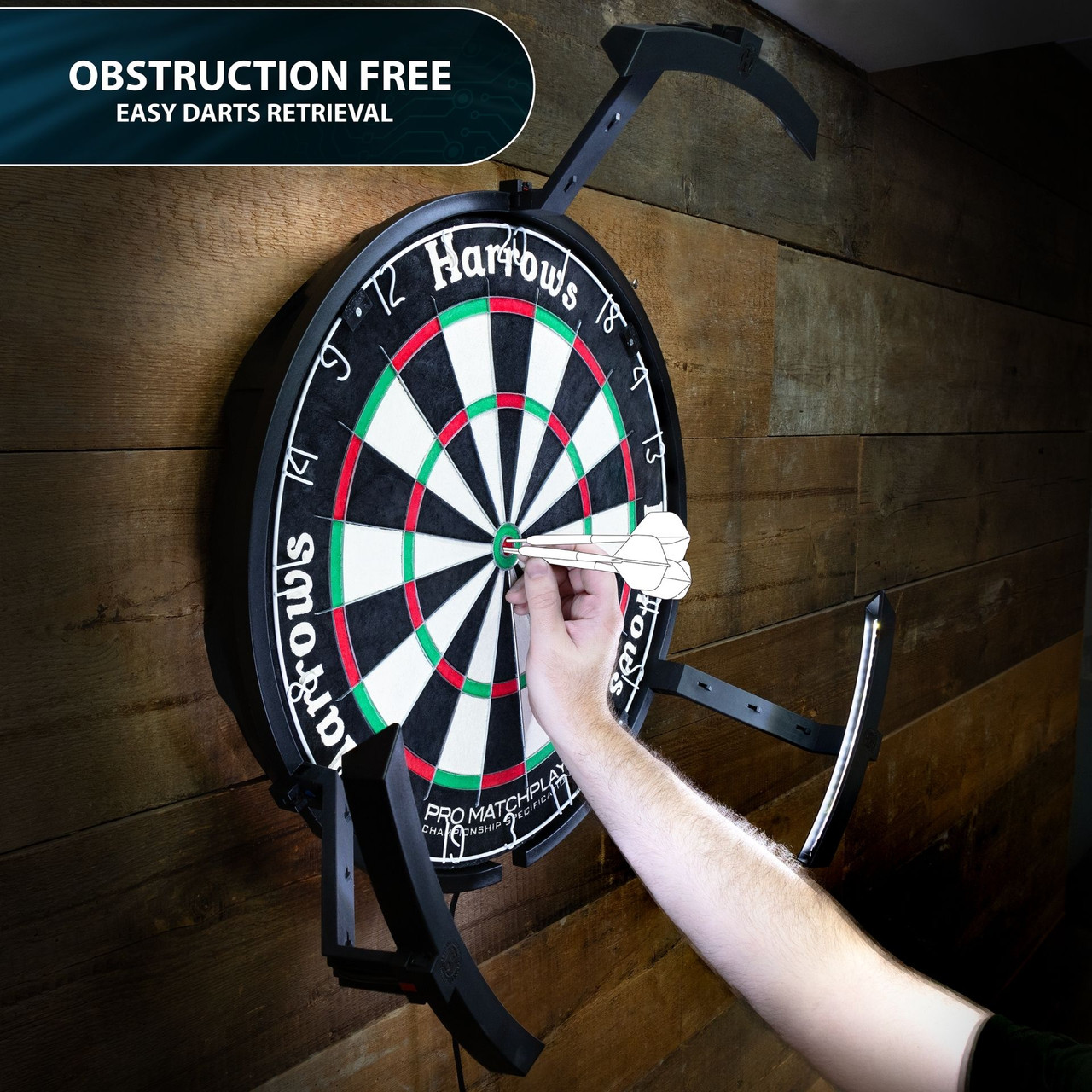 Harrows Trilight, Ultra Bright LED Dartboard Lighting System
