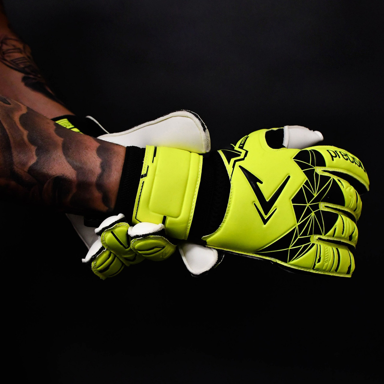 Precision Fusion X Flat Cut Essential Goalkeeper Gloves