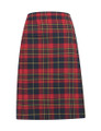  Kelso Tartan Stitched Down Knife Pleat School Skirt (Banner) (1EK )