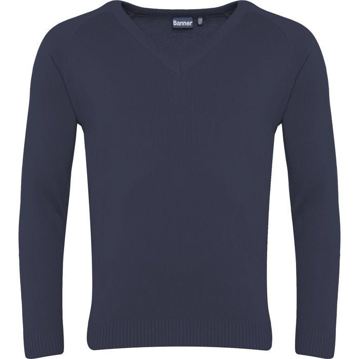 Premier V-Neck School Jumper (Banner)
