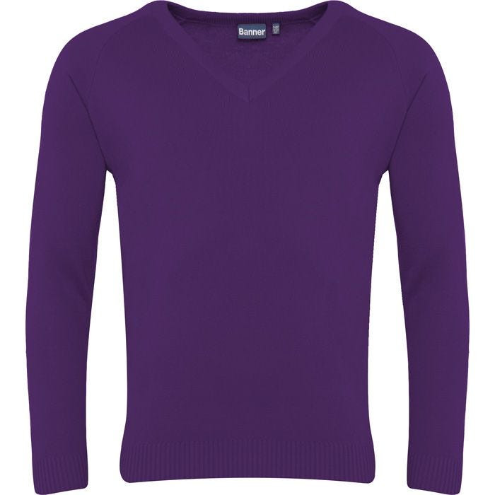 Premier V-Neck School Jumper (Banner)