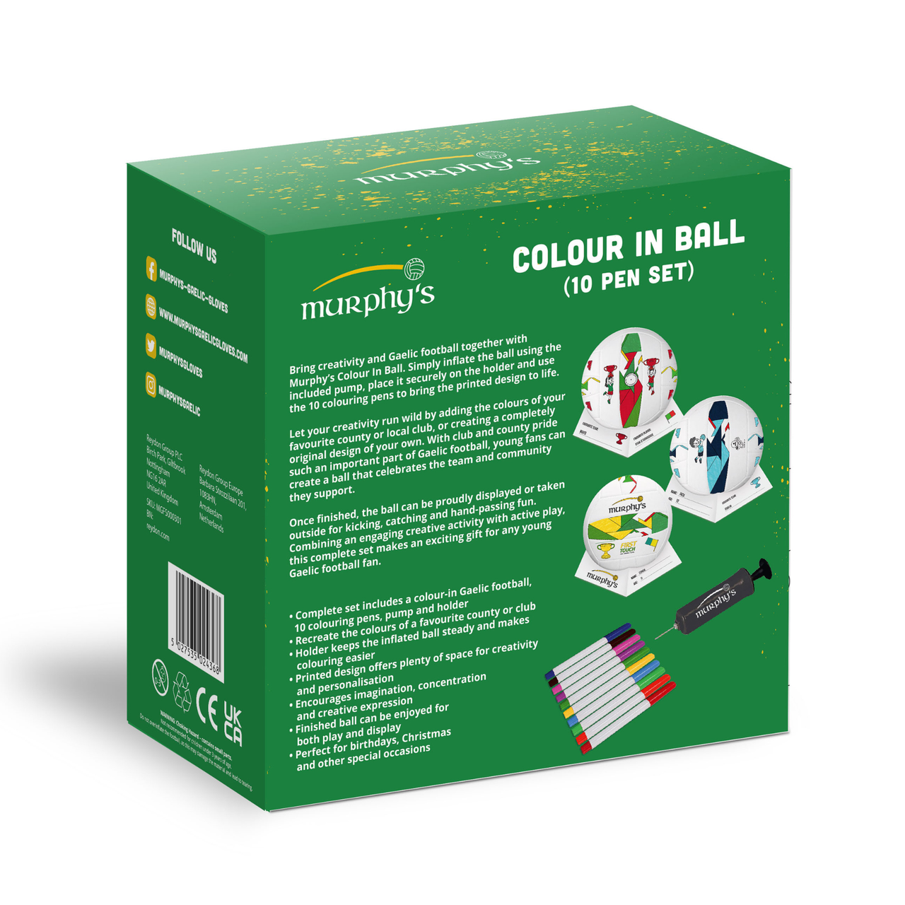 Murphy's Colour In Ball (10 Pen Set)