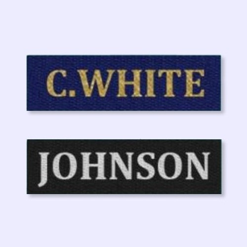 Easy2Name Sew-On ID Name Tags for PE Kit, 1 Inch