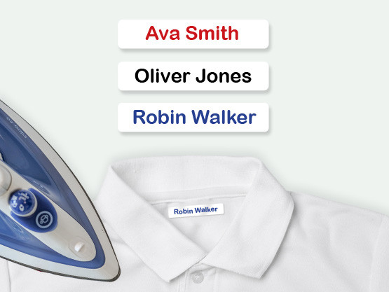 Easy2Name Iron-On Name Tapes for School Uniform