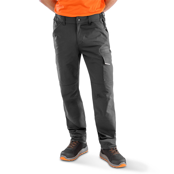 Stretch Work Trousers, Slim Fit with 9 Pockets (Result Recycled R518X)